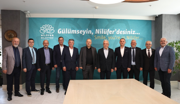 Kardeş Kent Ardino'dan Nilüfer Belediye Başkanı Şadi Özdemir'e Hayırlı Olsun Ziyzreti